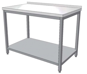 KSPO - Pracovní stůl s policí