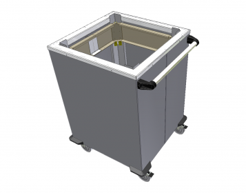 KZKJV - pojízdný podavač košů