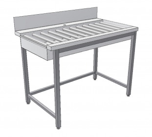 KSMV P/L - Vstupní stůl k myčce válečkový
