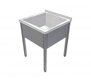 KSDSJ - Dřez svařovaný - jednodílný