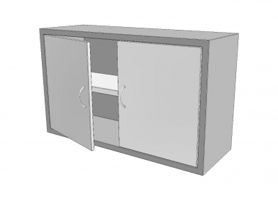 KNSSDK - Skříňka uzavřená s křídlovými dvířky a policí