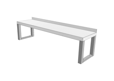 KSNJ - Stolový nástavec jednopatrový