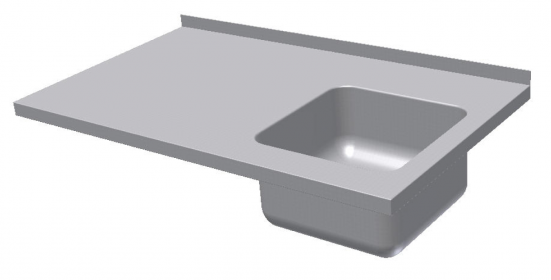 KPDD - Pracovní deska s dřezem