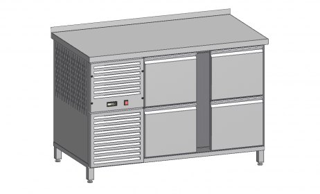 KCH1 2X - Chladící stůl